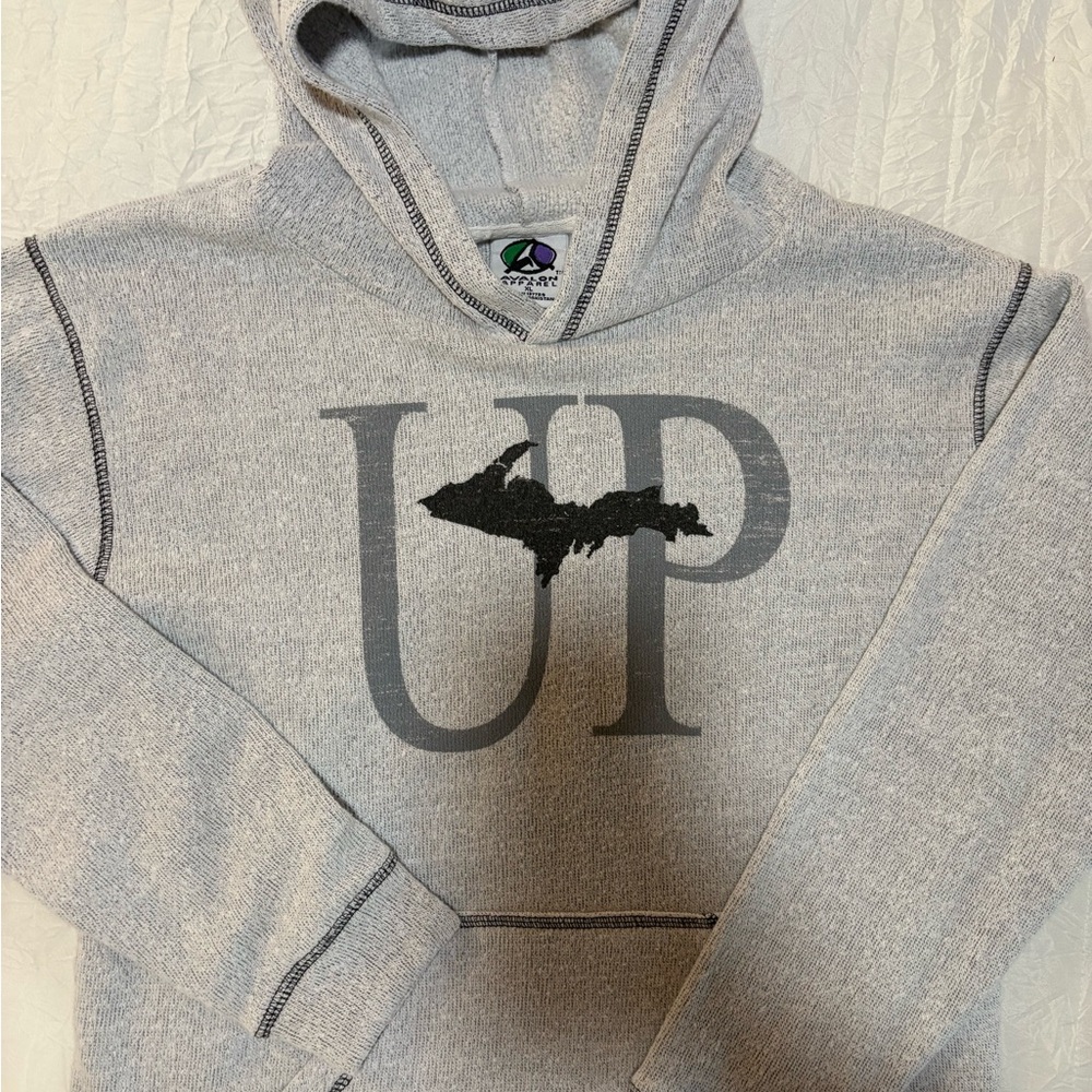Gray UP Hoodie
